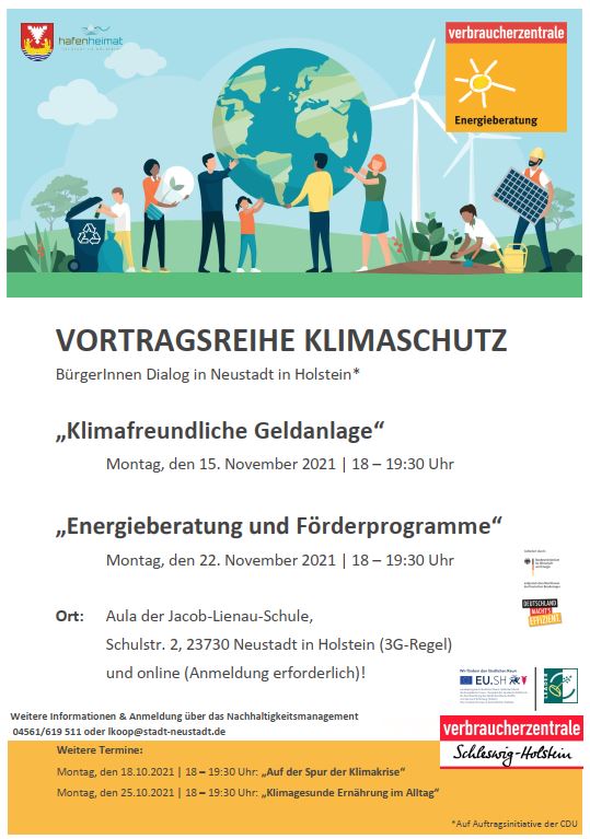 Vortragsreihe klimaschutz november 2021