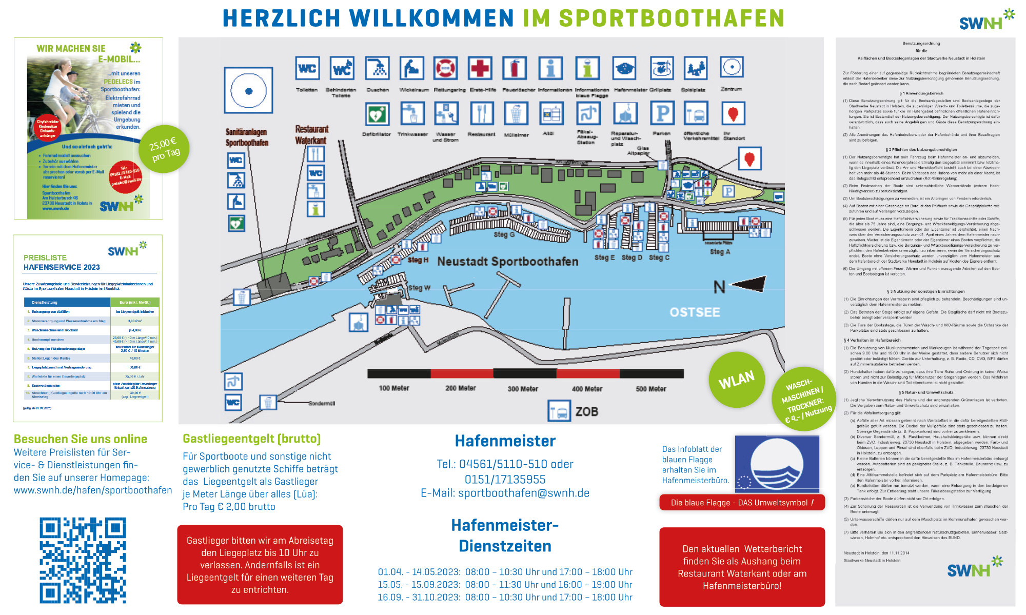 Hafenkarte_Sportboothafen_Hafenmeisterbüro_2023