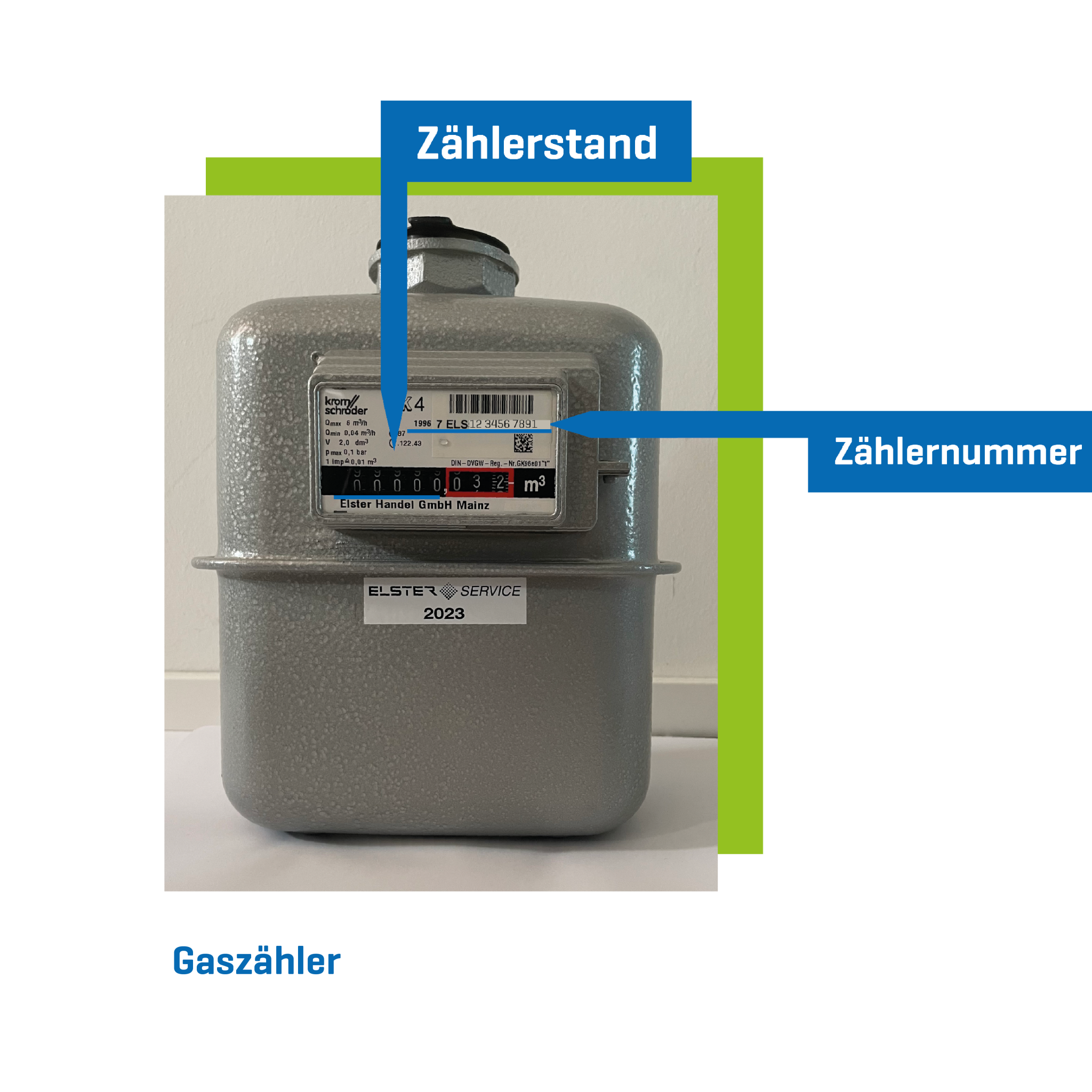 Zählerstand Stadtwerke Neustadt in Holstein