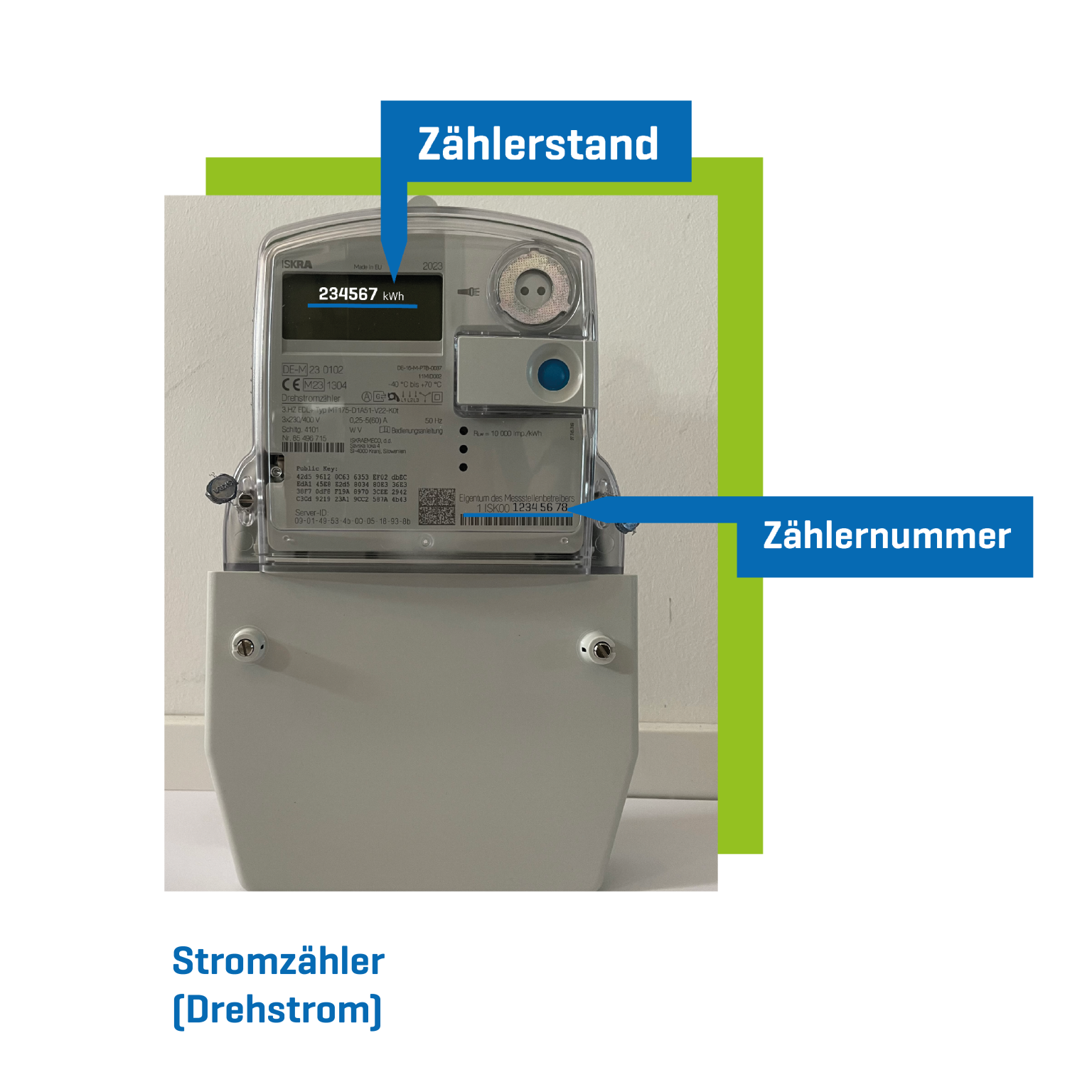 Zählerstand Stadtwerke Neustadt in Holstein