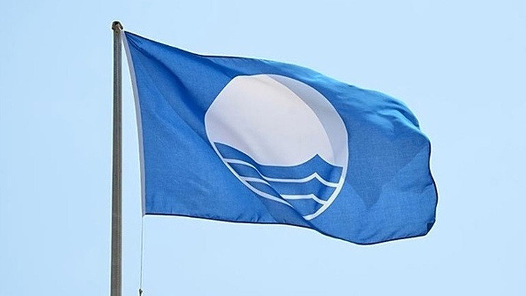 Blaue flagge