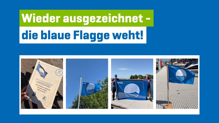 2026 07 29 Blaue Flagge - zum 22. Mal ausgezeichnet - Stadtwerke Neustadt in Holstein